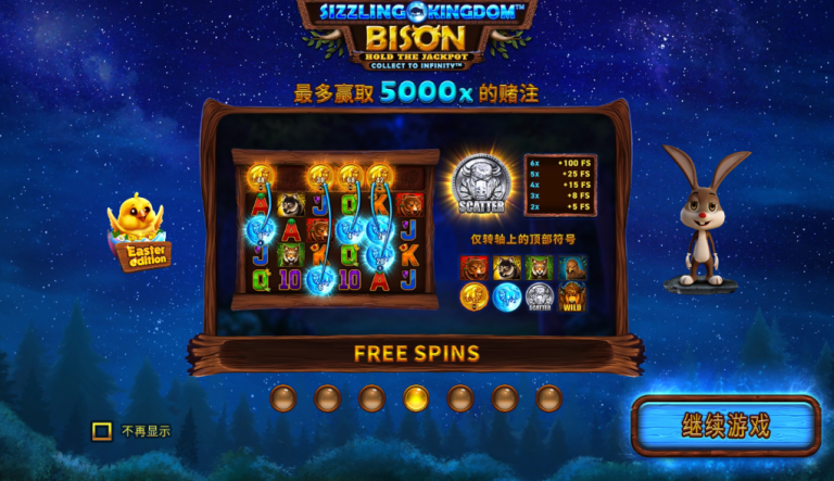 QT電子老虎機遊戲介紹《熾焰帝國：金牛復活節版》